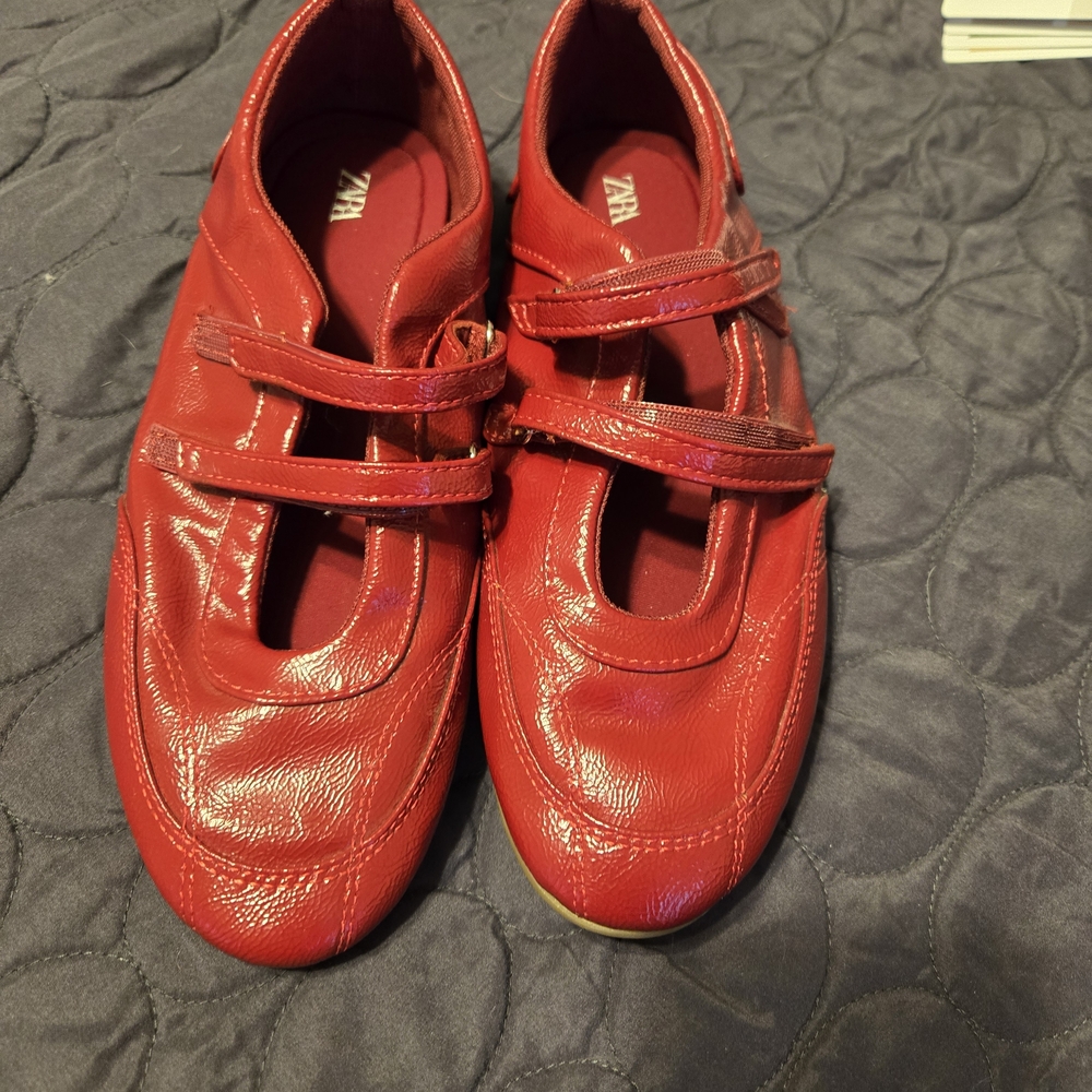 Zara Womens Red Shoes